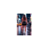 Jupe noire en simili cuir avec zip Lara